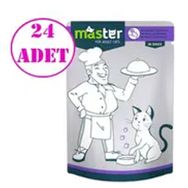 Master Tavşanlı 24x80 gr Kedi Konservesi
