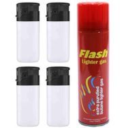 MasterCare 712680 Flash Çakmak Gazı 4 Adet Çakmak Seti