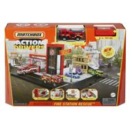 Matchbox HBD74 Aksiyon Sürücüleri İtfaiye Kurtarma Ekibi Oyun Seti