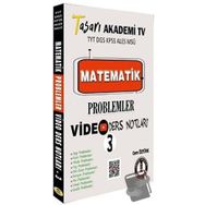 Matematik Problemler Video Ders Notları 3 - Tasarı Eğitim Yayınları