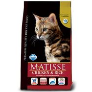 Matisse 10 kg Tavuklu Pirinçli Yetişkin Kedi Maması ve 4 Adet Temizlik Mendili