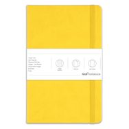 Matt Notebook 13x21 cm Lastikli Çizgili Sarı Defter
