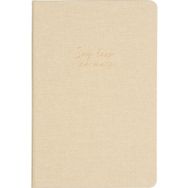 Matt Notebook 14x20 cm Sert Kapak Çizgili Bej Defter