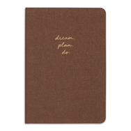 Matt Notebook 14x20 cm Sert Kapak Noktalı Kahverengi Defter