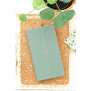 Matt Notebook 2026 Yılı 12 Aylık Yeşil Haftalık Keten Cep Ajandası