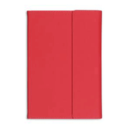 Matt Notebook A5 15x22 cm Mıknatıslı Kapak Çizgili Kırmızı Defter
