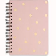 Matt Notebook A5 Puantiye Pembe Süresiz Planlayıcı Ajanda