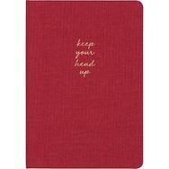 Matt Notebook Sert Kapak Düz Çizgisiz 14x20 cm Kardinal Bordo Defter