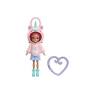 Mattel HKV98-HKW02 Polly Pocket Kapüşonlu Bebekler