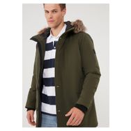Mavi 010463-34343 Haki Kapüşonlu Erkek Parka
