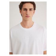 Mavi 0610100-620 Mavi Logo Baskılı Beyaz Erkek T-shirt