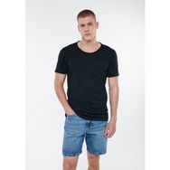 Mavi 062772-26341 Bisiklet Yaka Dar Kalıp Düz Siyah Erkek T-Shirt
