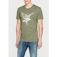 Mavi 065008-27069 Baskılı Yeşil Erkek T-Shirt