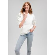 Mavi 167299 Kapüşonlu Beyaz Basic Kadın Sweatshirt