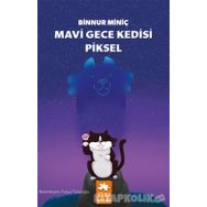 Mavi Gece Kedisi Piksel - Binnur Miniç