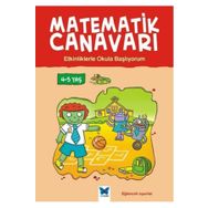 Mavi Kelebek Yayınları Matematik Canavarı - Etkinliklerle Okula Başlıyorum 4-5 Yaş