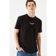 Mavi M066878-900 Batman Bisiklet Yaka Loose Fit Baskılı Siyah Erkek T-shirt