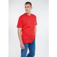 Mavi M067074-70471 Bisiklet Yaka Loose Fit Düz Kırmızı Erkek T-shirt