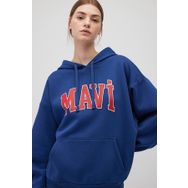 Mavi M1600361-82625 Kapüşonlu Lacivert Kadın Sweatshirt