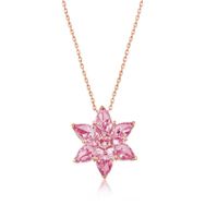 Mavio Gümüş Pembe Lotus Çiçeği Kolye