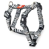 Max & Molly Zebra Desenli XS Köpek Göğüs Tasması