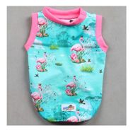 Max Styles Pet Pembe Xl Maxdesign Flamingo Desenli Penye Atlet Kedi Köpek Kıyafeti