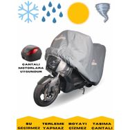 MaxDurable Kymco KRV 200 TCS Arka Çantalı Motor Brandası Su Geçirmez Motosiklet Örtüsü