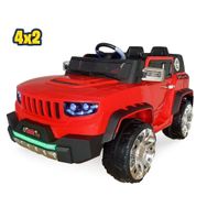 Maxi Taxi İznik Kumandalı 12 V 4x2 Metalik Kırmızı Akülü Araba