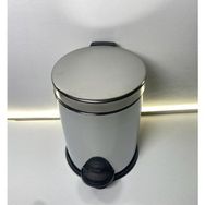 Maxiflow Paslanmaz Metal Pedallı 3 lt Krom Çöp Kovası