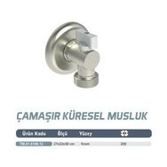 MaxiFlow TM01810012 4 Adet Mini Küresel Çamaşır Bulaşık Makinesi Musluğu