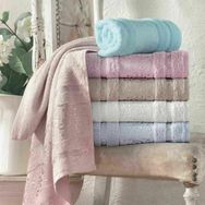 Maxstyle Crystal Bamboo 70x140 cm Koyu Lila Havlu