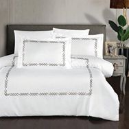 Maxstyle Knitted Saten Beyaz Çift Kişilik Nevresim Takımı