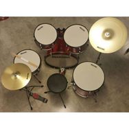Maxtone MXC-3017FMR 5 Parça Bateri Seti