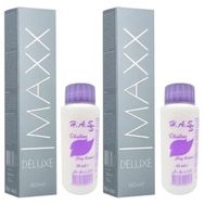 Maxx Deluxe 1/0 Siyah 2x60 ml Saç Boyası + 2x60 ml Oksidan