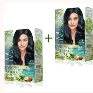 Maxx Deluxe 2 Paket 1.1 Mavi Siyah Natural Beauty Amonyaksız Saç Boyası