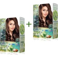 Maxx Deluxe 2 Paket Natural Beauty Amonyaksız 7.7 Karamel Kahve Saç Boyası