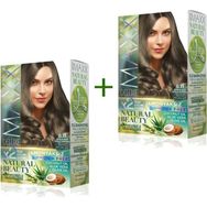 Maxx Deluxe 2 Paket Natural Beauty Amonyaksız 8.11 Yoğun Açık Küllü Kumral Saç Boyası