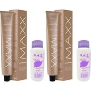 Maxx Deluxe 6/7 Çikolata Kahve 2x60 ml Saç Boyası + 2x60 ml Oksidan