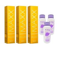 Maxx Deluxe 7.1 Küllü Kumral 3x60 ml Tüp Saç Boyası + 3 Adet Oksidan