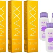 Maxx Deluxe 7/0 Kumral 3x60 ml Saç Boyası + 3x60 ml Oksidan