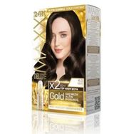Maxx Deluxe Gold Kahve 4.0 24K Altın Parçacıklı 2x50 ml Saç Boyası