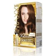 Maxx Deluxe Gold Koyu Karamel 7.7 24K Altın Parçacıklı 2x50 ml Saç Boyası