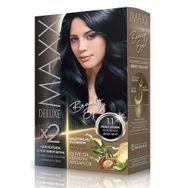 Maxx Deluxe Mavi Siyah 2'li Saç Boyası
