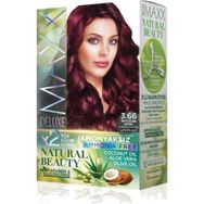 Maxx Deluxe Natural Beauty Amonyaksız 3.66 Patlıcan Moru Saç Boyası