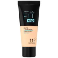 Maybelline Fit Me Matte Poreless 112 Soft Beige Fondöten