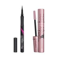Maybelline Hyper Precise Eyeliner + Lash Sensational Sky High Maskara