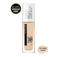 Maybelline New York 03 True Ivory Superstay Active Wear 30H Fondoten