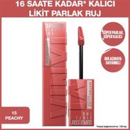 Maybelline New York 15 Super Stay Vinyl Ink Uzun Süre Kalıcı Likit Parlak Ruj