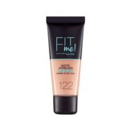Maybelline New York Fit Me Matte + Poreless Foundation 122 Creamy Beige 30 ml Mat Fondöten