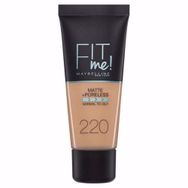 Maybelline New York Fit Me Matte + Poreless Foundation 220 Natural Beige Mat Fondöten